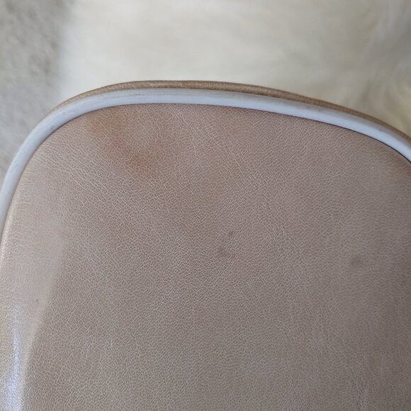 Custom Made Light Beige Leather Mini Handbag - Picture 12 of 16